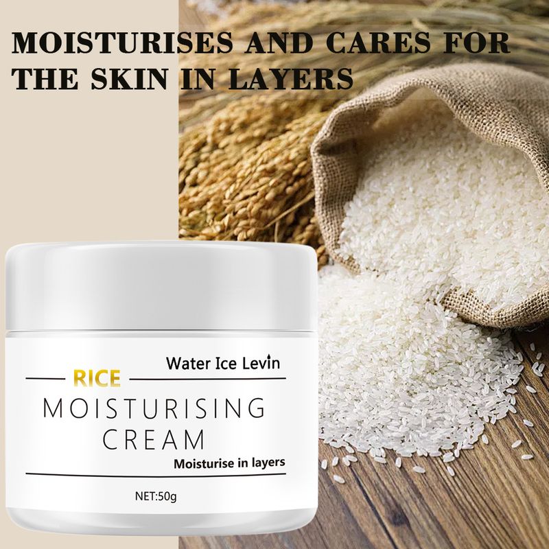 Crema viso originale Water Ice Levin All English Rice 50g Prodotto per la cura della pelle idratante e nutriente_voghion.com