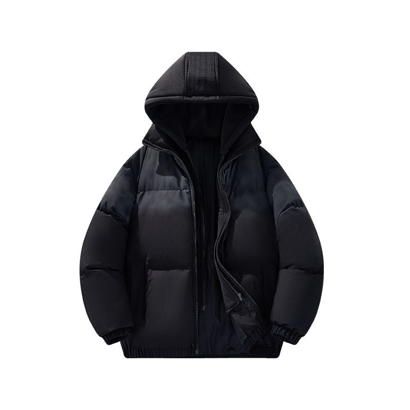 Vêtements pour hommes, style rétro américain, veste épaisse et chaude en duvet gaufré_voghion.com