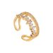 Light luxury niche design high end flash diamond ring female cold style exquisite fashion personality open ring_voghion.com