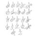 Men's Jewelry Hip Hop New 26 Cursive Letters Pendant Necklace Micro Inlaid Zircon Initials Pinyin Pendant Necklace_voghion.com