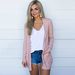 Women's Clothing Casual Solid Color Cardigan Mid Length Jacket All Colors and Sizes_voghion.com
