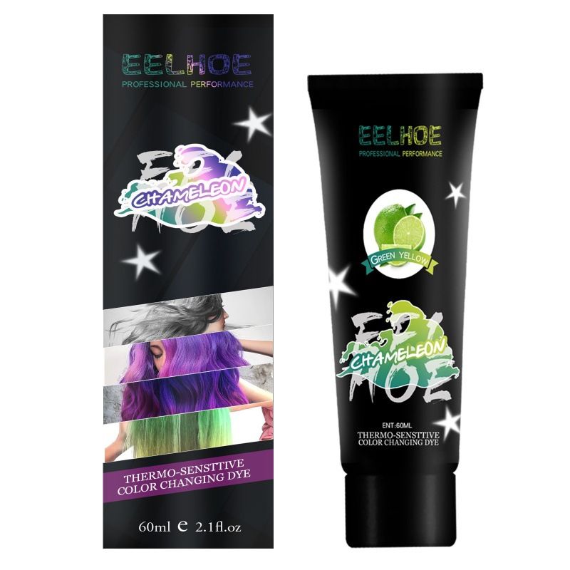 EELHOE Gradient Hair Styling Agent is gentle on your hair and does not damage your hair or scalp. It is easy to change your hair color._voghion.com