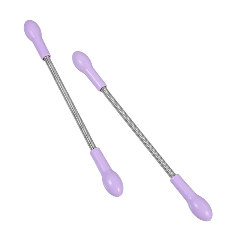 IWOWHERO 2Pcs Spring Epilator Facial Remover Quick and Hair Extraction Device Women Portable Stainless Steel Threading_voghion.com