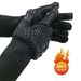 Guanti da forno e microonde resistenti al calore fino a 800 gradi, ignifughi, ignifughi, isolati, per alte temperature._voghion.com