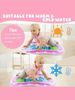 1pc Inflatable Tummy Time Mat, Infant Water Play Mat For 3-24 Months Baby, Strengthens Baby Muscle, Portable Pink Baby (Random Floating Sea Creatures_voghion.com