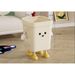Cute Can Household Square Large Capacity Open-Type Paper Basket Living Room Bathroom Kitchen With Press Ring Trash Bin_voghion.com