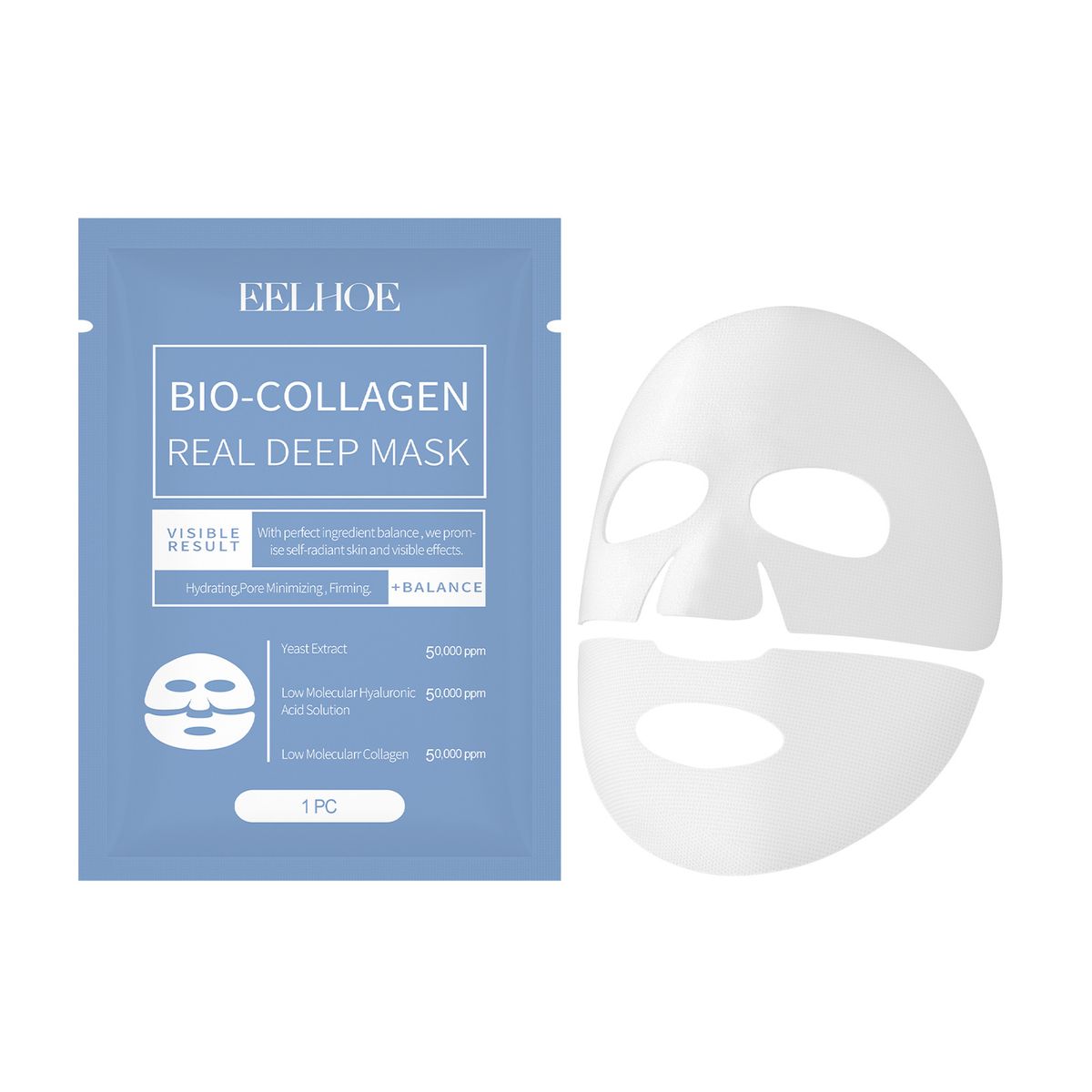 EELHOE Hydrating Skin Moisturizing And Translucent Collagen Facial Mask_voghion.com