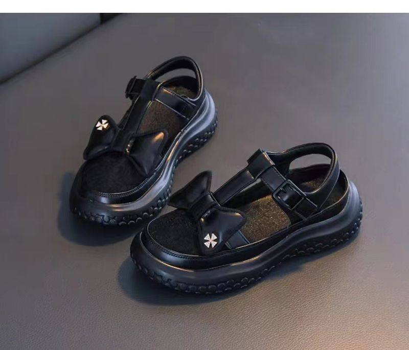 Sandale pentru copii, primăvară/vară, noi, 2023, cu vârf închis, casual, pentru fete, vară, pantofi de prințesă coreeni_voghion.com