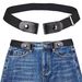 HOT Simple Fashionable Men'S Elastic Lazy Man'S Women'S Neutral And Seamless Jeans Belt Adjustable Length_voghion.com