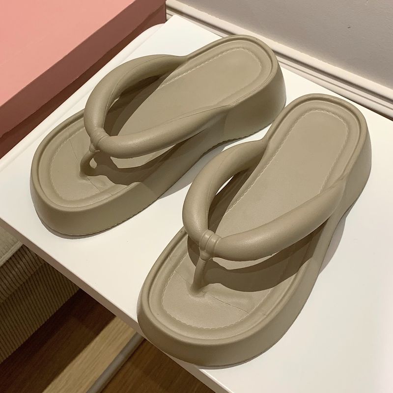 Tunn Svart Eva Tjock Sole Flip-ps_voghion.com