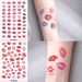 Tattoo Accesories New Tattoo Stickers Waterproof Succubus Love Red Lips Temporary Tattoo Tattoo_voghion.com