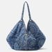 New Spring/Summer 2025 Casual High-end Embroidered Laid-back Style Denim Large-capacity Ladies' Handbag, Fashionable And Versatile, Casual And Daily_voghion.com