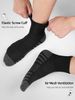 Athletic Quarter Socks With Cushion Running Ankle Socks For Men Women 6 Pairs_voghion.com