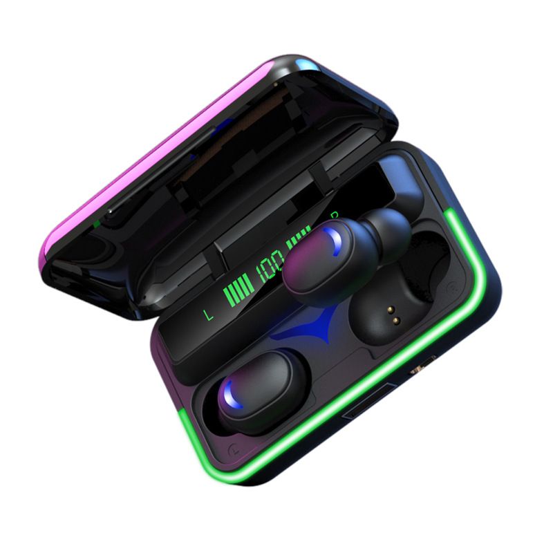 Trådlösa hörlurar med mikrofon Gaming Headset 8D Stereo Vattentät Sport Brusreducerande hörlurar TWS hörlurar Bluetooth_voghion.com