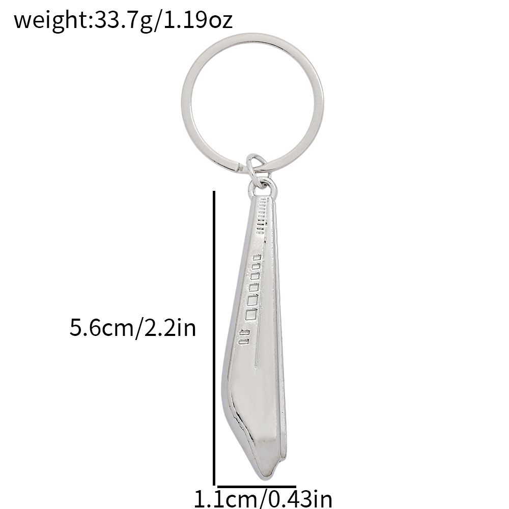 Kreative Zug Modell Schlüsselanhänger Zinklegierung Metall Simulation Zug Schlüsselanhänger_voghion.com