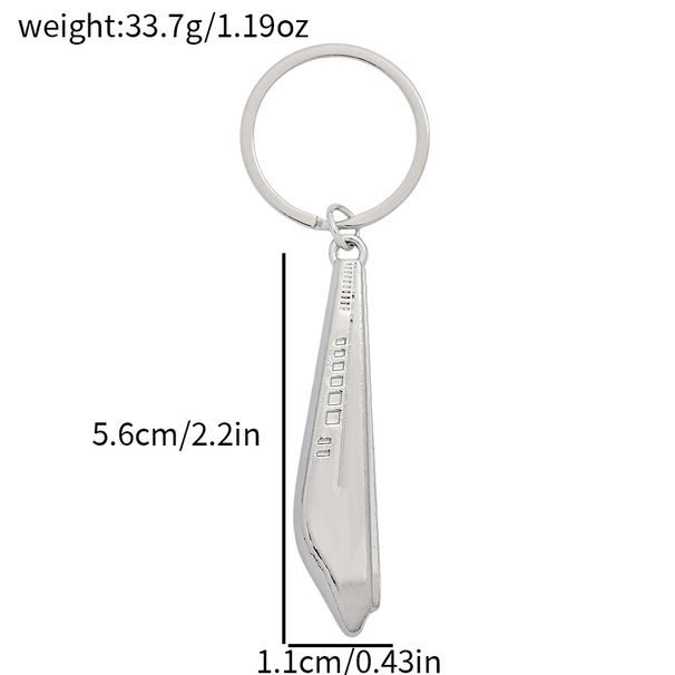 Kreative Zug Modell Schlüsselanhänger Zinklegierung Metall Simulation Zug Schlüsselanhänger_voghion.com