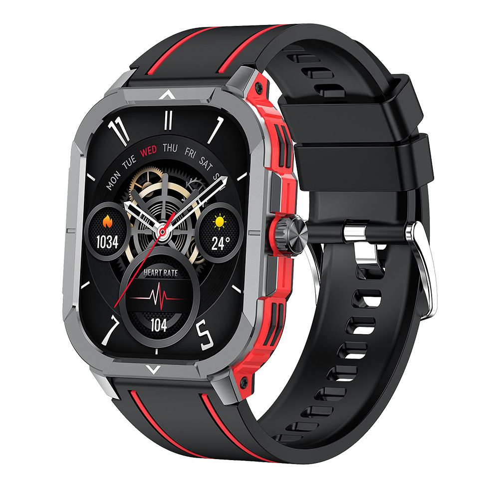 Unisex Bluetooth Smart Watch With AMOLED Display, Heart Rate/Blood Oxygen Monitor, Sleep Tracking & Waterproof Design – Compatible With Android_voghion.com