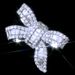Cao Shihua Fairy Series New Bow Tie Ladder Square Beautiful Luxury Simulation Diamond Ring Temperament Female_voghion.com