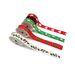 Christmas Decor Essentials - 2.5cmX3m Mixed Ribbon Rolls 24pcs_voghion.com