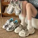 Paris Style Small Thick Soled Dad For Women New Spring Autumn Versatile Lightweight And Height Increasing Casual Shoes_voghion.com