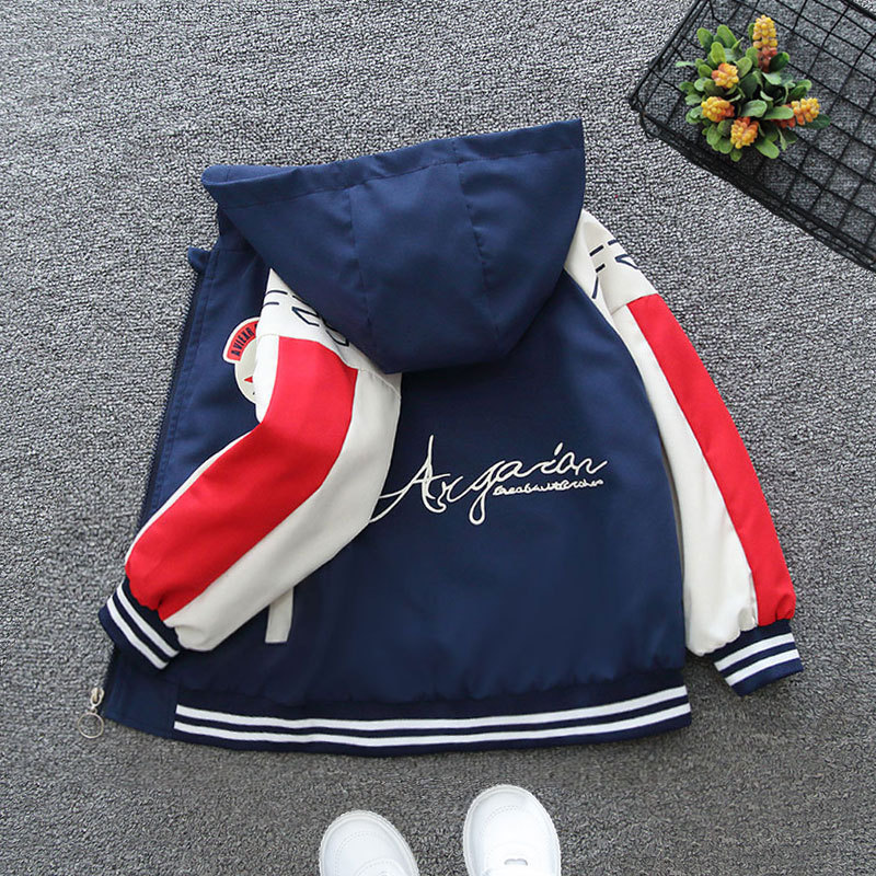 Boys' outerwear Spring and Autumn 2024 new Korean version children's stylish autumn baseball jacket top for girls_voghion.com