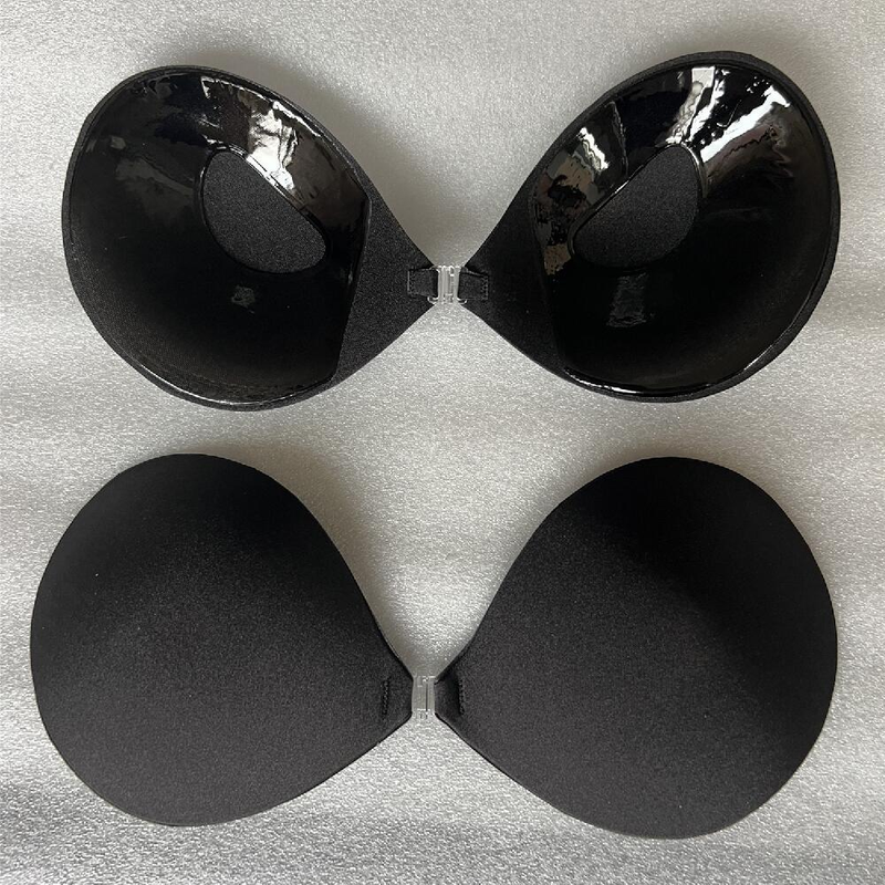 Three-dimensional Cup Lycra Glossy Bio-Glue Focus Protection Silicone Invisible Bra_voghion.com