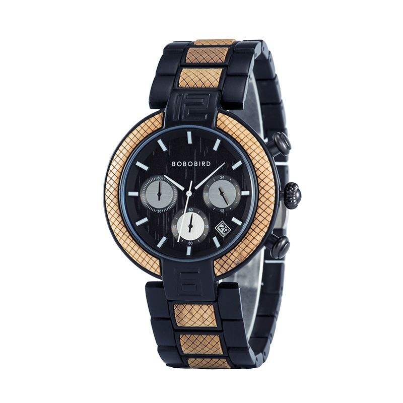 BOBO BIRD Træur Træelementur Kalender Lysende Ungdoms Herreur_voghion.com