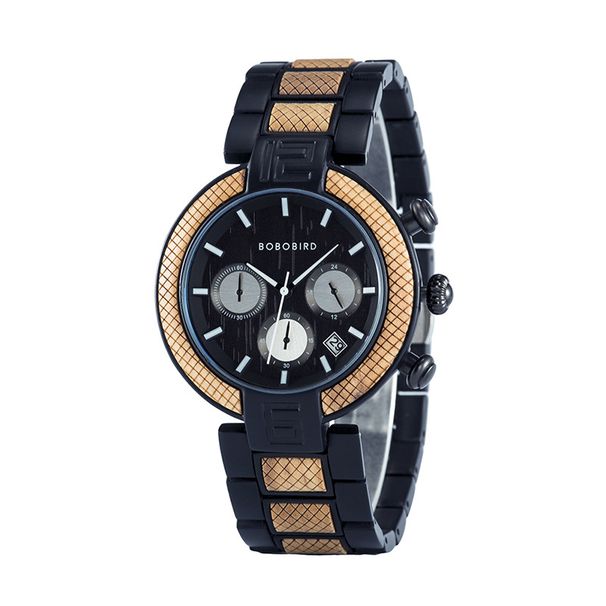 BOBO BIRD Træur Træelementur Kalender Lysende Ungdoms Herreur_voghion.com