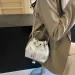 Borsa a tracolla Mini con manico a catena, borsa a secchiello con fiocco alla moda, borsa da donna, borsa a tracolla elegante e alla moda -_voghion.com