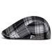 Spring Autumn Colorful Plaid Beret Adjustable Size Art Summer Duck Tongue Men and Women Couple Trendy Hat_voghion.com
