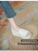 Scarpe slip-on classiche con tacco a zeppa e suola spessa in stile coreano_voghion.com