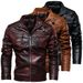 Herren 2024 neues PU-Motorrad mit Plüschleder-Herrenjacke_voghion.com