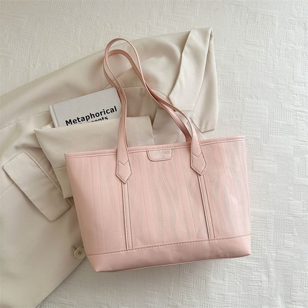 Commuter 2024 new trendy tote with simple temperament and large capacity shoulder bag for women_voghion.com