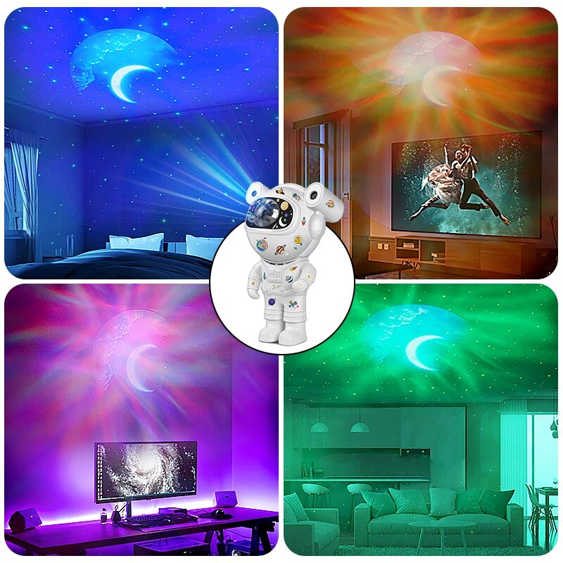 Star Projector Night Light With Remote - 360Adjustable Galaxy Lighting For Kids Room Decor_voghion.com