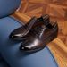 Timeless British Brogues For Men, Goodyear Welted Calfskin Shoes, Retro Round Toe Design_voghion.com