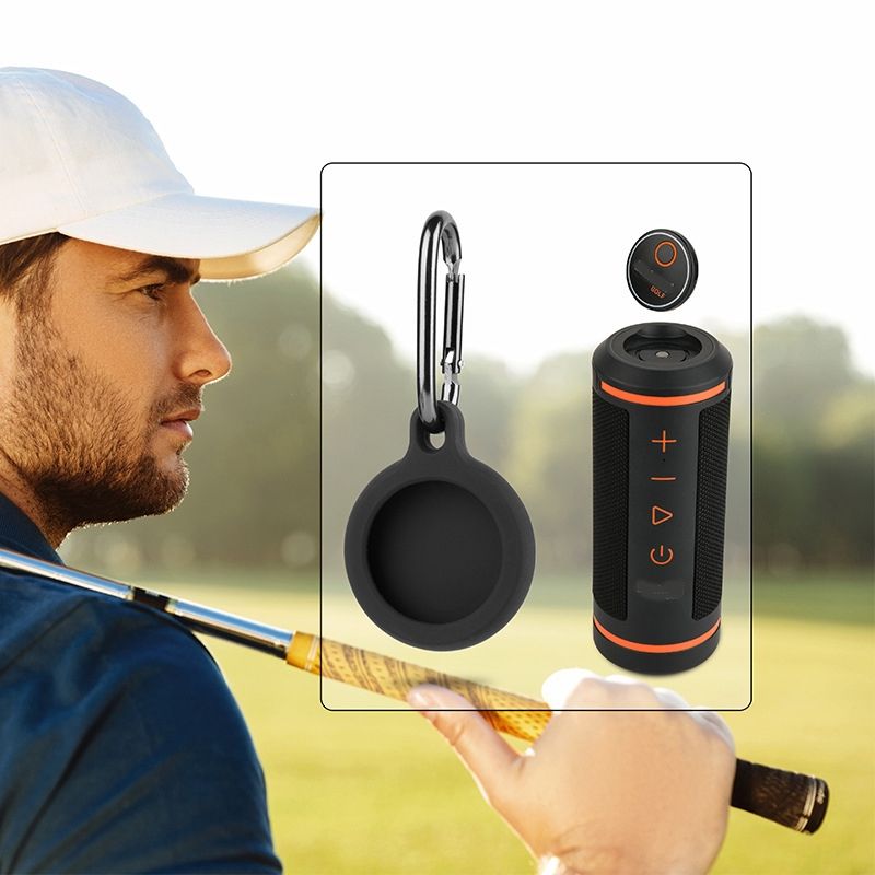 Housse en silicone avec crochet pour télécommande Bushnell Wingman Golf GPS (noir)_voghion.com