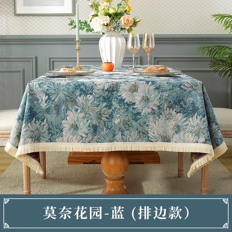 【 Nordic Ins Style 】 Waterproof And Oilfield-style Rectangular Tablecloth Tablecloth_voghion.com