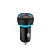 48W PD Fast Car Charger - 130W Max Output, Dual USB C Ports, QC3.0 Quick Charge_voghion.com