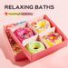 Bath Salt Ball SADOER Macaron Donut Bath Salt Ball Set Cleansing Body_voghion.com