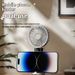 Nuovo mini ventilatore portatile portatile USB per studenti del 2024 con display digitale pieghevole e silenzioso_voghion.com