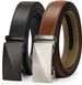 2-teiliger Leder Herren Automatik Arbeitsgürtel Ratsche verstellbar Breite 35 mm_voghion.com