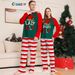 Cozy Family Matching Pajama Set – Christmas Plaid Print With Lettering For Parents, Kids & Pets (S-4XL, Soft Polyester)_voghion.com