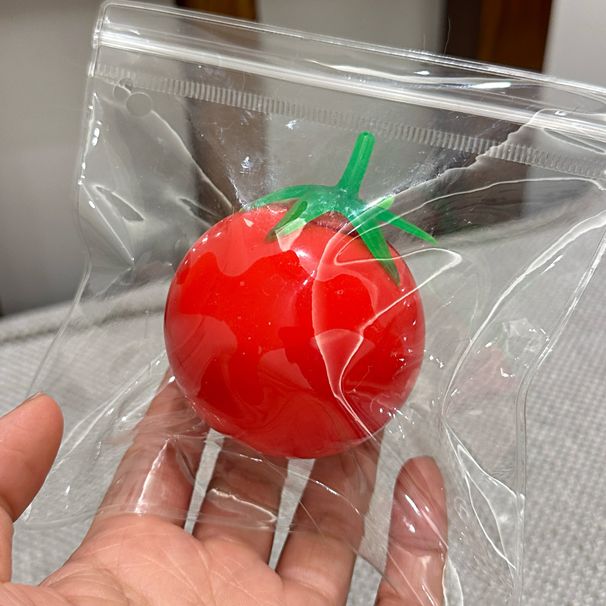 Schaum-Squishies, kreative Simulation, Frucht-Kaki, Flüssigkeit, Kneifspaß, langsamer Rückprall, Entlüftung, Dekompressionsspielzeug, Essensspiel, Kneif-Dekompressionsartefakt_voghion.com