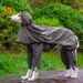 New Pet Adjustable Dog Raincoat Full Coverage For Medium And Large Dogs With Lamination Four-Legged Hooded Rain Poncho_voghion.com