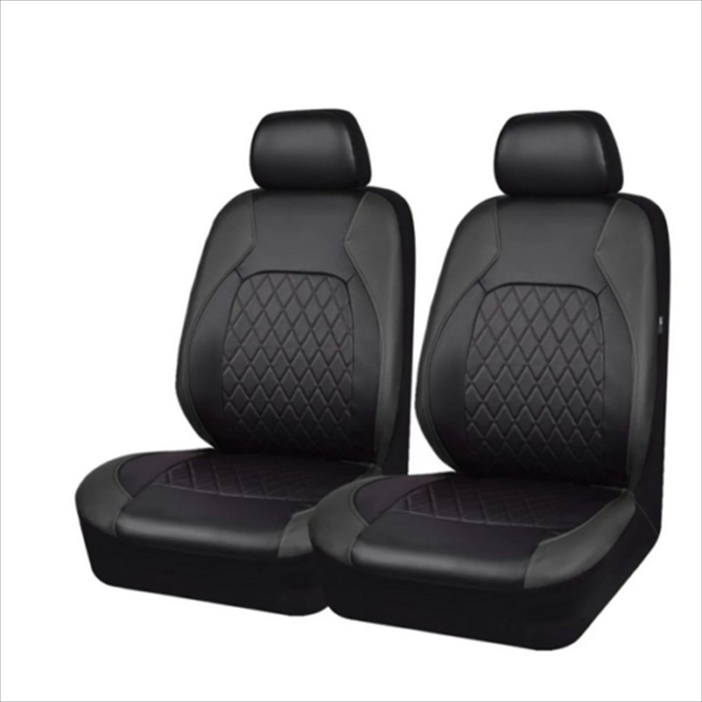 Universal Car Seat Cover Set PU Leather Vehicle Cushion Full Surrounded Protector Pad Anti-Scratch Fit Sedan Suv Pick-up_voghion.com