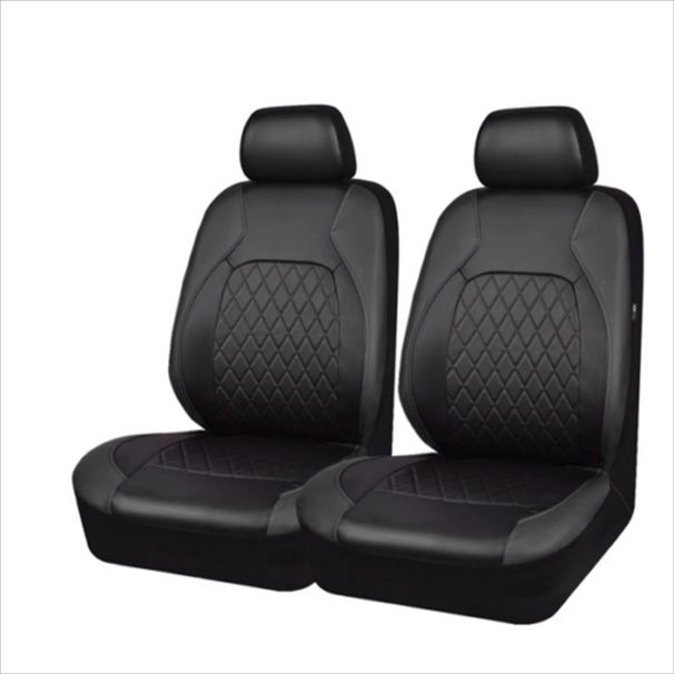 Universal Car Seat Cover Set PU Leather Vehicle Cushion Full Surrounded Protector Pad Anti-Scratch Fit Sedan Suv Pick-up_voghion.com