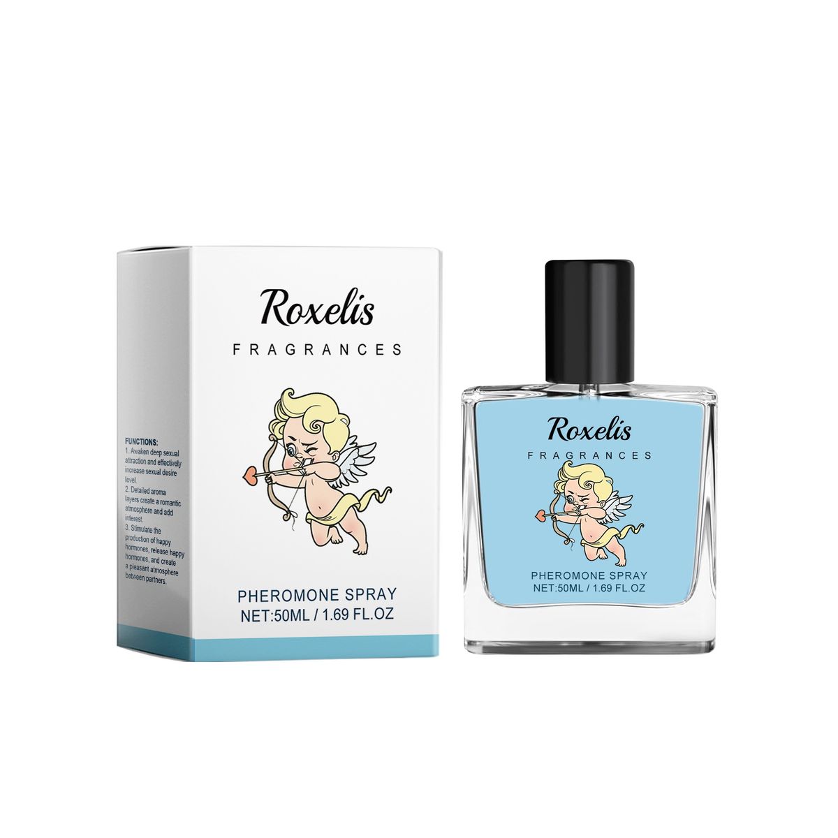 Cupid Angel Fragrance Rich Cologne lanza Charm Elegant Charm Perfume de colonia con fragancia persistente_voghion.com