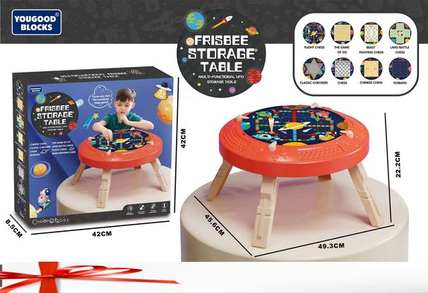 Nuovo tavolo da studio multifunzionale per bambini dai 3 ai 6 anni, assemblaggio per bambini, può essere riposto, gioco di puzzle combinato_voghion.com