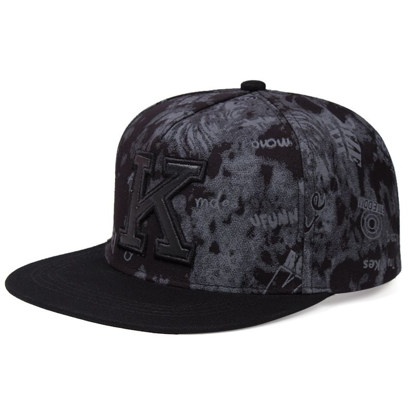 2023K Letter Baseball Hip Hop Snapback -hattu_voghion.com