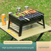 304 Stainless Steel Portable BBQ Grill - Foldable Charcoal Rack For Camping Picnic_voghion.com
